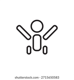 Symbol für Barrierefreiheit, das die Inklusion am Arbeitsplatz, universelles Design und Behindertenrechte symbolisiert, die die Einhaltung von Personalrichtlinien, Chancengleichheit, ADA-Konformität und inklusives Wachstum der Unternehmenskultur repräsentieren.