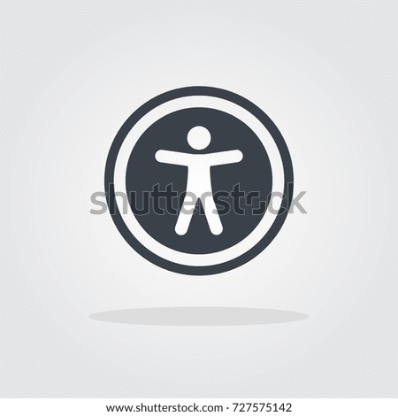 Accessibility Icon, universal accessibility sign