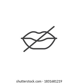 Accessibility line icon. linear style sign for mobile concept and web design. Deaf outline vector icon. Symbol, logo illustration. Vector graphics