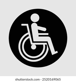 accessibility-icon vector illustration , this is a editable file.