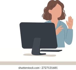 Conversación de escritorio accesible Tecnología de gestos humanos
