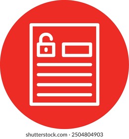Accessible forms Line Multi Circle Vector Icon Design