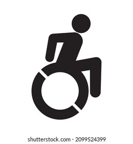 Accessible icon design vector Idea for print and web use.