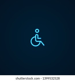 Accessible | Neon Style Icon