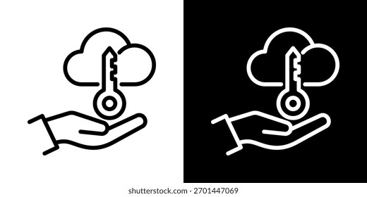 AccessIcon Of Flat Black And White Style