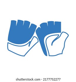 Icono de accesorios o guantes de ropa