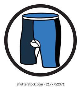 Accessories apparel or half pant icon
