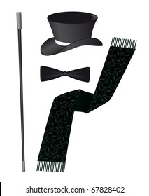 Accessories for the business gentleman. Vector illustration