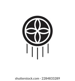 Zubehörteile mit ausgefülltem Symbol, Vektorgrafik