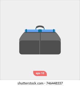 Accessories icon, handbag symbol, flat vector and trendy illustration sign