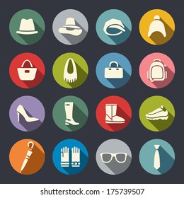 Accessories icon set