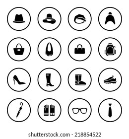 Accessories icon set