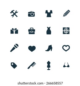 accessories Icons Vector set