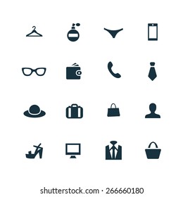 accessories Icons Vector set