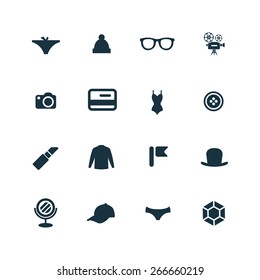 accessories Icons Vector set
