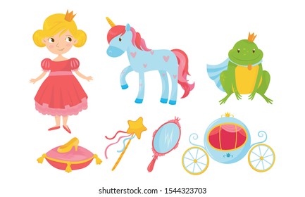 Accessories and Stuff For a Little Princess Vector Set