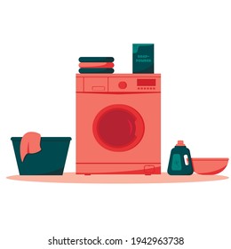 
Accessories for washing linen and washing machine.