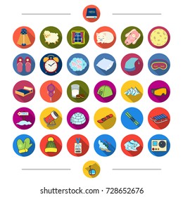 Accessories, winter, resort and other web icon in cartoon style. Signboard, sleep, resticons in set collection.,