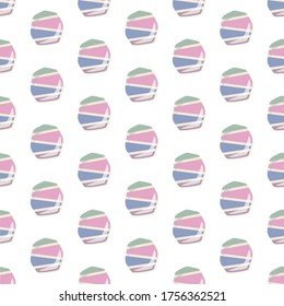Accessory charm background pattern with heptagon