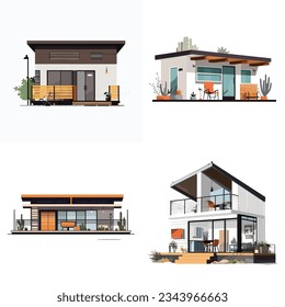 Accessory Dwelling Unit vector flat isolated