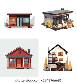 Accessory Dwelling Unit vector flat isolated