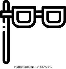 accessory icon. Thin Linear Style Design Isolated On White Background