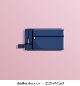 Accessory pouch bag, Vector illustration eps.10