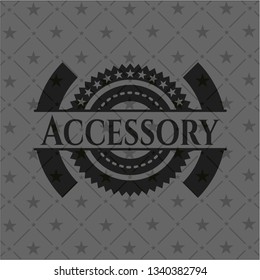Accessory realistic dark emblem