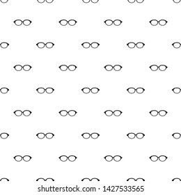 Accessory spectacles pattern seamless vector repeat geometric for any web design