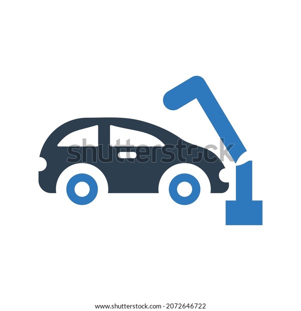 Accident auto\
insurance icon.(vector\
illustration)