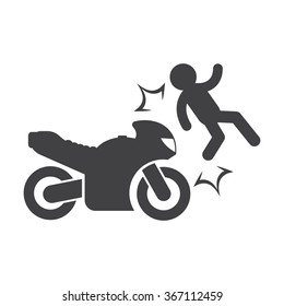 Accident icon. 