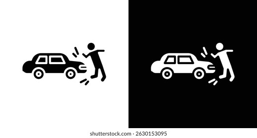 Accident icon concept, vector illustration