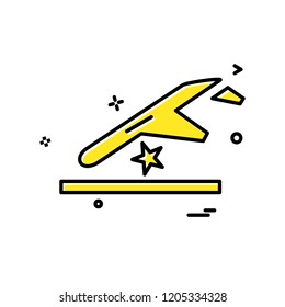 Accident icon design vector
