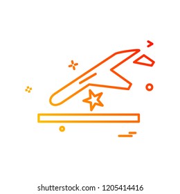 Accident icon design vector