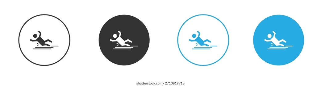 Icono de accidente. Plantilla de diseño de iconos gráficos