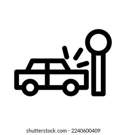 accident icon or logo isolated sign symbol vector illustration - high quality black style vector icons
