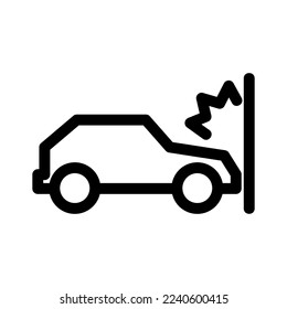 accident icon or logo isolated sign symbol vector illustration - high quality black style vector icons
