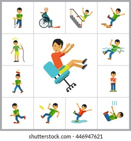 Accident Icon Set