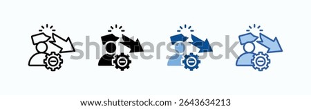 Accident icon sheet multiple style collection isolated vector