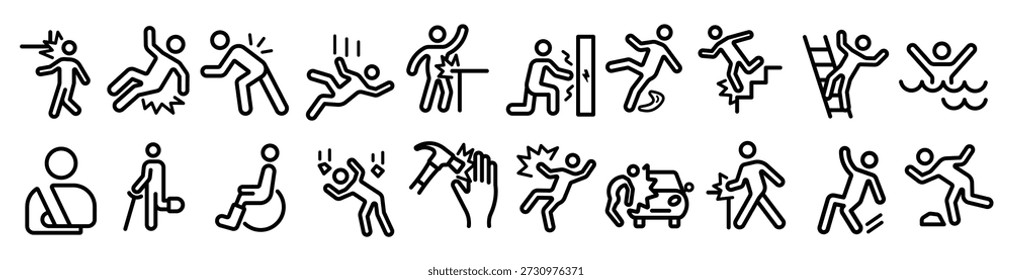Accident Icon / Ilustración vectorial