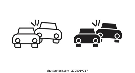 Símbolo de Vector con trazo editable y versiones planas