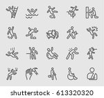 Accident and Injury line icon
