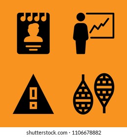 accident, line, construction and plan icons set. Vector illustration for web and design