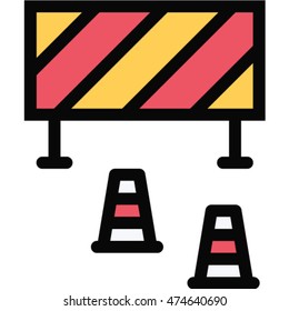 accident outline icon