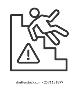 Accident Prevention Icon Vector Illustration Outline