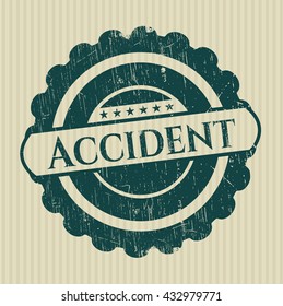 Accident rubber stamp