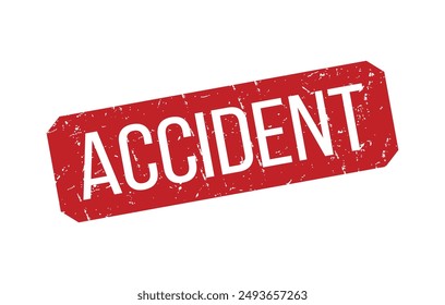 Accident Rubber Stamp Seal Vector illustration isolated on white background