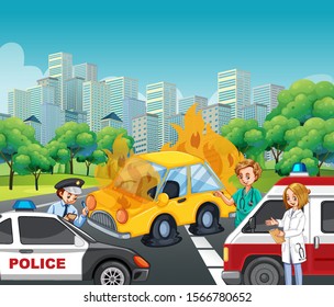 Hong Kong Traffic Police Illustration Eps Stock Vector (Royalty Free ...