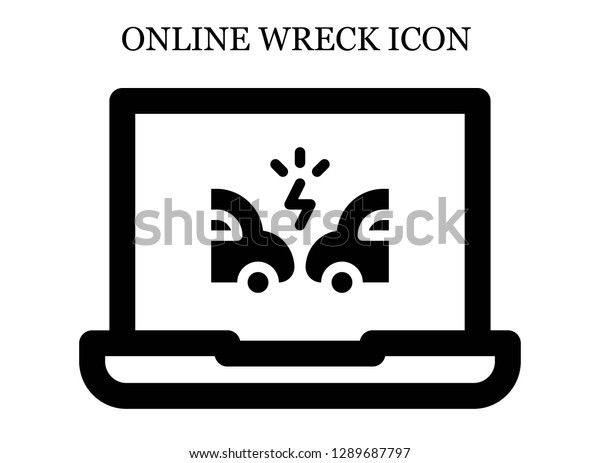 Accident search icon. Editable Accident search\
icon for web or\
mobile.