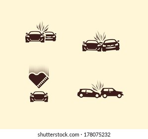 Accident. Vector format